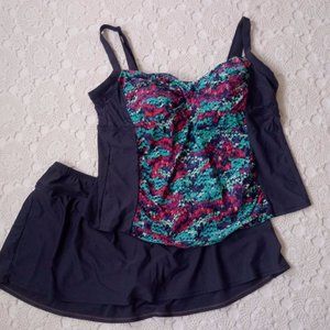 Sonria 22 W Tankini Swim Suit Bikini Skirt Modest